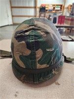 Vintage Camo Army Helmet