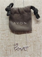 Avon Sterling Silver Pendant on Silverstone Chain
