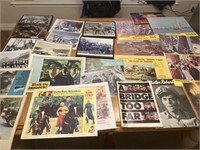 Huge Lot Vintage War Movie Lobby Cards
Press