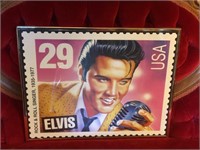 Framed Elvis Stamp Poster