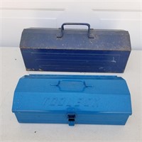 Blue Metal Toolboxes 1 with Internal Tray