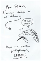 Léandri. Dessin original dédicacé