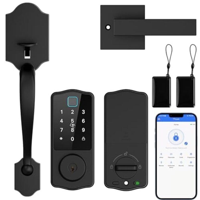 Front Door Lock Set, KPP Smart Lock, Fingerprint