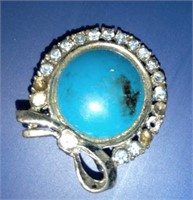 TURQUOISE PIN NICE AND OLD