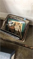 BOX OF RECORD ALBUMS