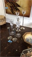 ASSORTED CANDLESTICK HOLDERS