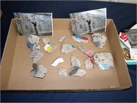 Group of Berlin Wall pieces with Paint on them #2