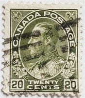 Canada 1912 George V 20 Cents Stamp #119