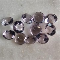 10 Ct Very Small Sizes Faceted Calibrated Amethyst