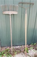 Steel rake & leaf rake