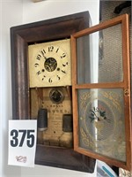 Weight driven clock from Hoover Funeral Home