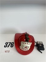 Texeco Fire Chief Helmet, Sinclair Dino Radio