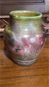 Artist Signed Pottery Vase