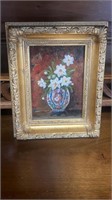 Imari w/ Flowers Oil on Board by Mary Ann Caldwell