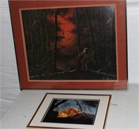 Numbered/Signed Eagle Print and Signed Yosemite