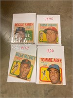 Paper baseball cards