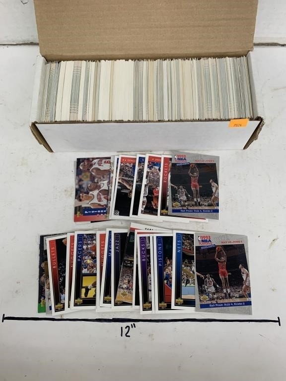Box of Basketball Cards