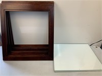 Wood Frames & Glass Pieces