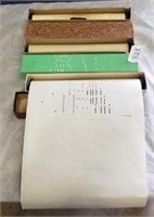 3 1900's O.R.S. Player Piano Music Rolls