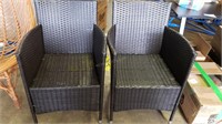2 Duchesne Outdoor Dining Armchairs MSRP $600