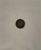 1853 O half dime, Seated liberty