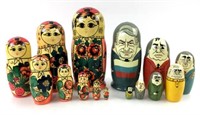 (2) Russian Matryoshka Nesting Dolls