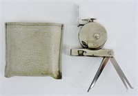 Vintage Handley Lawn Bowl Measuring Tape w Bag