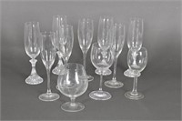 Vintage Crystal/Glass Stemware - Champagne Flutes