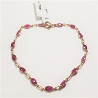 $1700 14K  Ruby(4.5ct) Bracelet