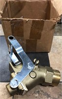 NEW Justrite 08552 2" NPT Brass Gate Valve Liquids