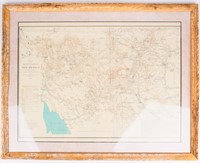 Antique Map of the Military Department New Mexico