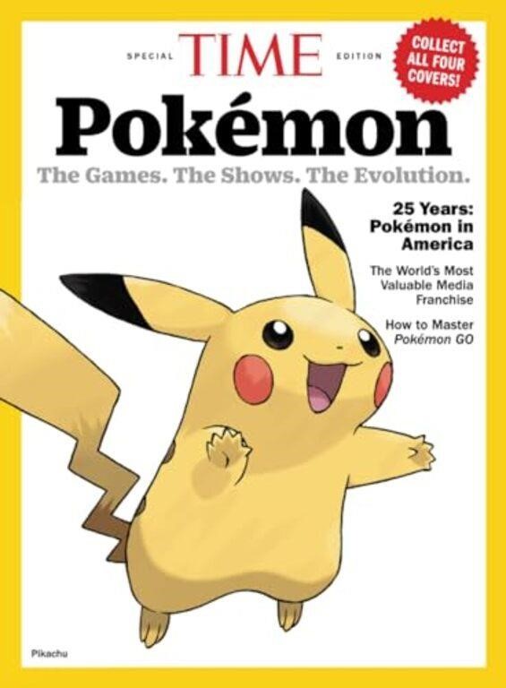 TIME Pokemon Paperback – Feb. 9 2024