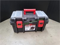 Hyper Tough 16" Toolbox w/Lid Organizers & Tools