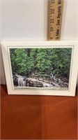 Rock Island cascades photo 8.5 x 11.