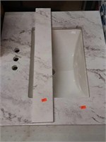 Vanity sink top
