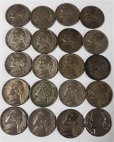 Bag of 20 Silver War Nickels 35% Silver