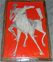 Giovanni Petucco, Ceramic Wall Plaque