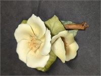 Vinyage CAPODIMONTE Porcelain Flower