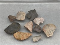 Native American Stone Tools From Large Collection