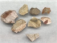 Native American Stone Tools From Large Collection