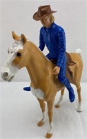 70s Man on Horse Toy