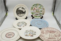 Souvenir Collector Plates ~ West Virginia, Ohio,