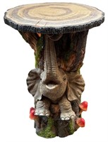 Tree Trunk Elephant Side Table