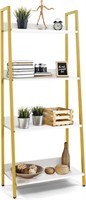 CAPHAUS 4 Tier Ladder Bookshelf, 24 Inch Width