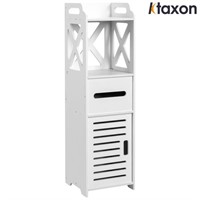 E10079  Ktaxon Bathroom Floor Cabinet, 2-Tier, Whi