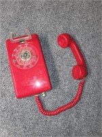 Red Wall Phone