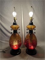1970’s Spanish Revival / Gothic Table Lamps