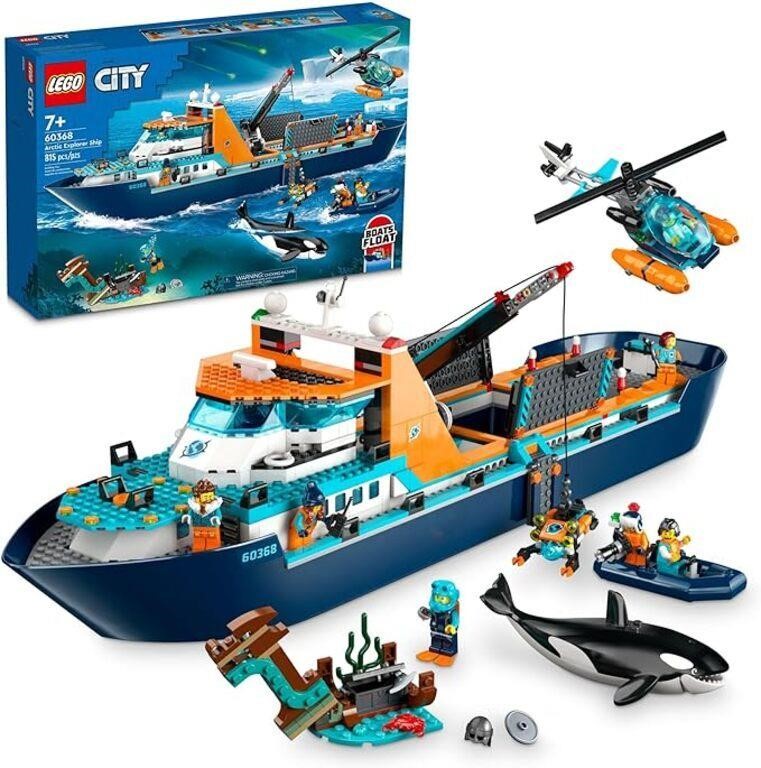 LEGO City Arctic Explorer Ship Building Toy Set