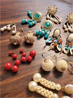 Vintage Earring Jewelry Lot