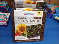 American seed pre-filled seed starter 36 cells